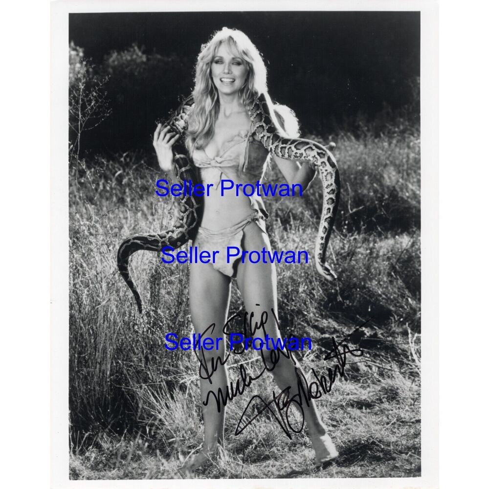 Tanya Roberts “Sheena, Queen of the Jungle” 8x10 Photo Autograph Signed Columbia